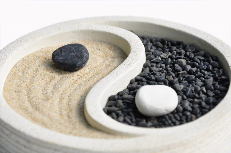 Auch die Lehre von Yin und Yang findet im Shiatsu Anwendung.